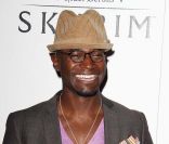 Taye Diggs ( Private Practice ) au lancement du jeu vidéo  The Elder Scrolls V : Skyrim , à Los Angeles, le 8 novembre 2011.