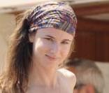 Juliette Lewis en forme à bord d'un bateau