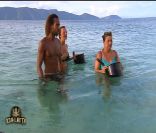 Virginie, Laurent et Alexandra dans Koh Lanta, jeudi 10 novembre 2011, sur TF1