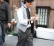 Le séduisant Penn Badgely sur le tournage de Gossip Girl  dans les rues de New York le 10 novembre 2011 