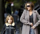 Sarah Jessica Parker et James à la sortie de l\'école, à New York. Le 8 novembre 2011