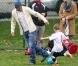 David Beckham et son fils Cruz le 12 novembre 2011 à Los Angeles