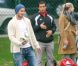 David Beckham et son fils Cruz le 12 novembre 2011 à Los Angeles
