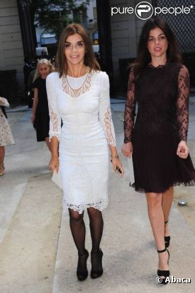 Carine Roitfeld et sa fille Julia  