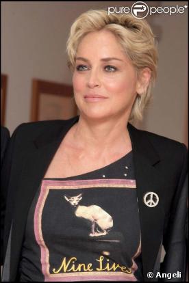 Soirée Dior-Elle à l'Eden Roc : Sharon Stone