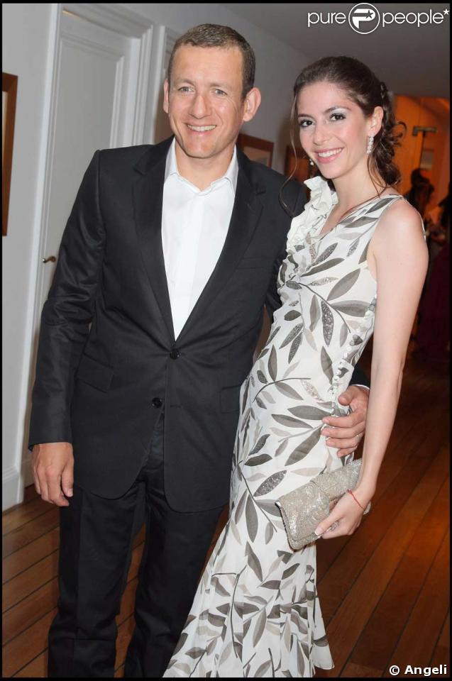 Soirée Dior-Elle à l'Eden Roc : Dany Boon et sa femme Yaël