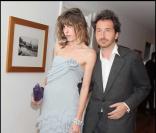 Soirée Dior-Elle à l'Eden Roc : Lou Doillon et Edouard Baer