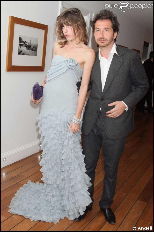 Soirée Dior-Elle à l'Eden Roc : Lou Doillon et Edouard Baer