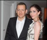 Soirée Dior-Elle à l'Eden Roc : Dany Boon et sa femme Yaël