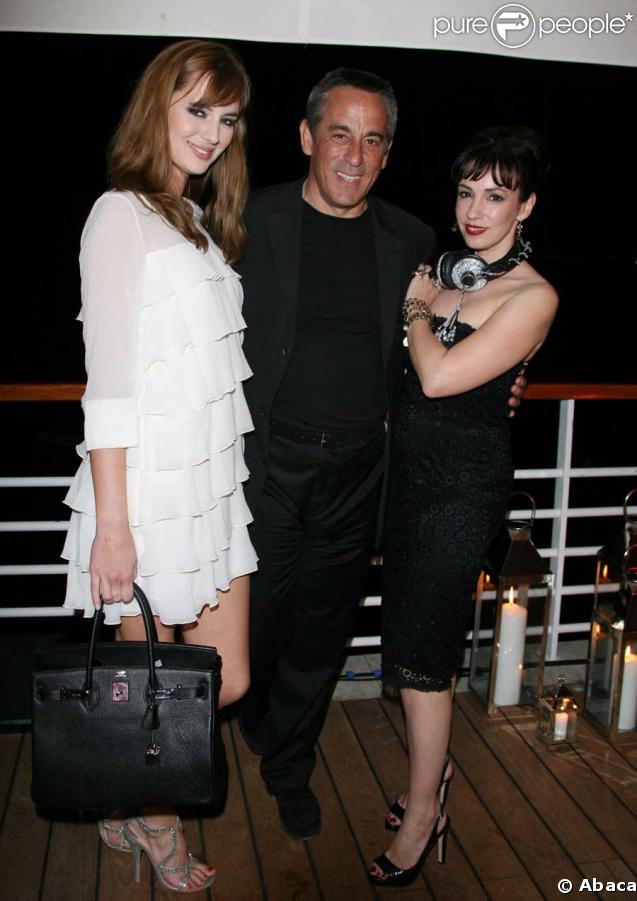 Soirée Dior-Elle à l'Eden Roc : Louise Bourgoin, Thierry et Béatrice Ardisson