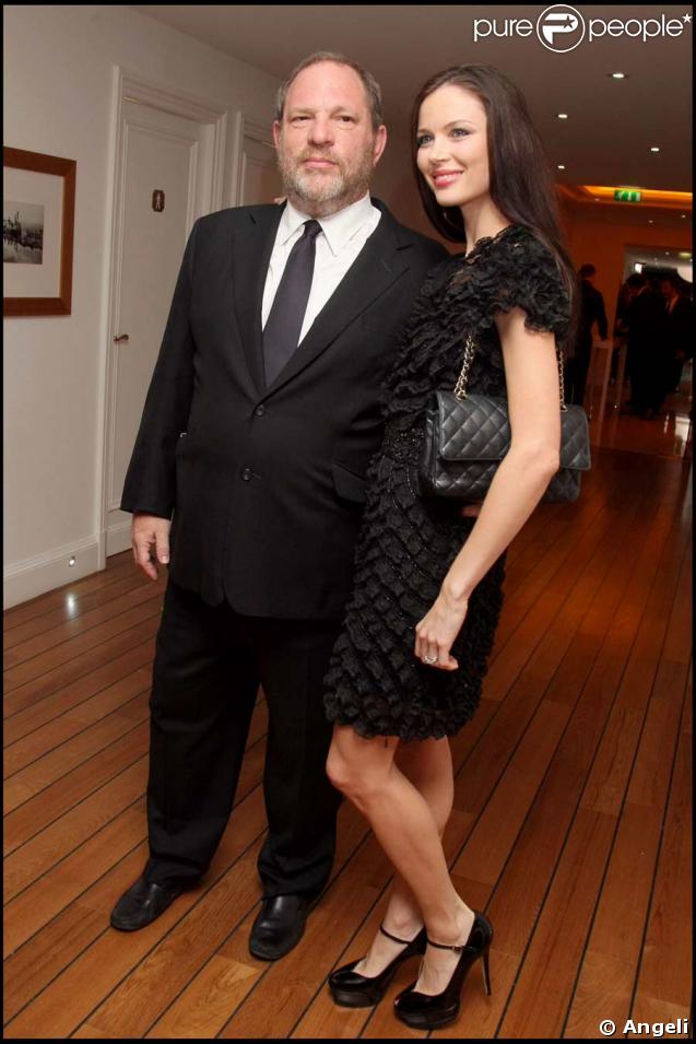 Soirée Dior-Elle à l'Eden Roc : Harvey Weinstein et Georgina Chapman