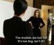 Carine Roitfeld, une cliente exigeante qui trouve les mannequins trop gros
