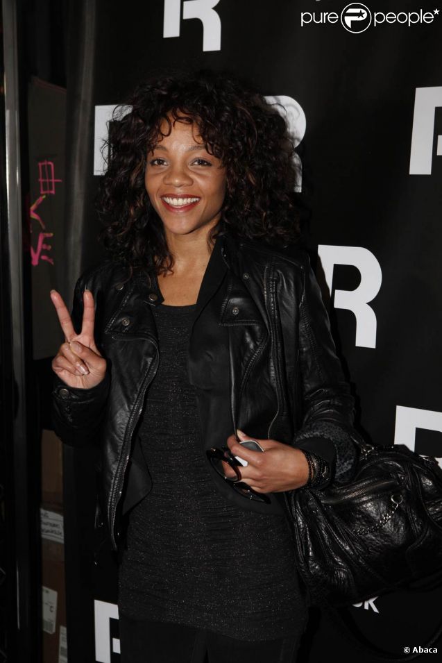 Louisy Joseph lors de la soirée Reebok, à Paris. 17 novembre 2011