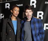 Sonia Rolland et Jalil Lespert lors de la soirée Reebok, à Paris. 17 novembre 2011