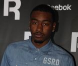 John Wall lors de la soirée Reebok, à Paris. 17 novembre 2011