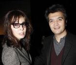 Anne Parillaud et Thomas Langmann lors de l'avant-première du film Les Lyonnais à Paris le 27 novembre 2011