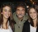 Olivier Marchal avec ses filles, premières fans de leur papa