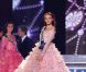 Delphine Wespiser apprend qu'elle est élue Miss France 2012, le samedi 3 décembre 2011.
