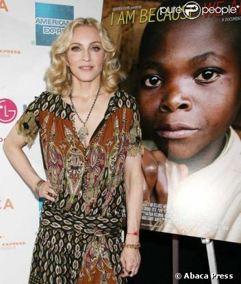 Madonna a la premiere de I Am Becaus We Are