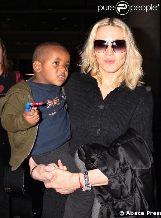 Madonna avec son fils adoptif David