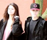 Justin Bieber et Selena Gomez le 6 décembre 2011 à Mexico