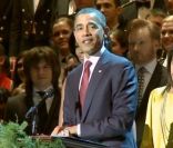 Barack Obama prononce le discours de clôture de Christmas In Washington.
