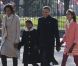 Le président Barack Obama, Michelle Obama et leurs deux filles Malia et Sasha à Washington, le 11 décembre 2011.