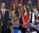 La famille Obama, Jennifer Hudson, Victoria Justice et Justin Bieber célèbrent Christmas in Washington, le 11 décembre 2011.