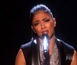 Nicole Scherzinger chante Pretty sur le plateau de X-Factor le 15 décembre 2011