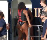 Serena Williams très en formes à Miami le 25 décembre 2011