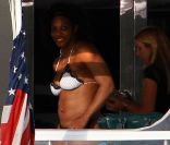 Serena Williams, toujours très classe à Miami le 25 décembre 2011