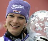Maria Höefl-Riesch le 19 mars 2011 à Lenzerheide en Suisse 