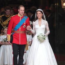 Kate Middleton et le Prince William le jour de leur mariage le 29 avril 2011