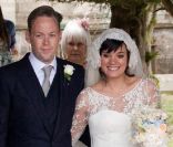 Lily Allen et Sam Cooper le jour de leur mariage à Cranham, le 11 juin, 2011
