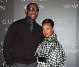 LeBron James et sa compagne Savannah Brinson le 17 septembre 2009 à New York 