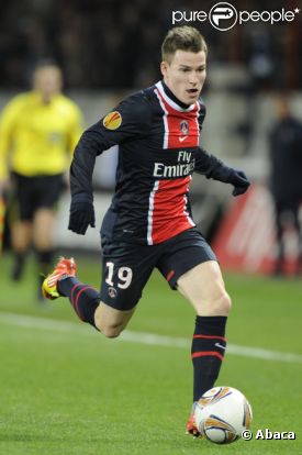 Kevin Gameiro le 18 décembre 2011 au Parc des Princes à Paris
