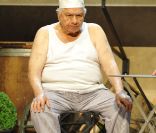 Michel Galabru, filage de la pièce  La Femme du boulanger , au théâtre Hébertot à Paris, le 5 janvier 2011.
