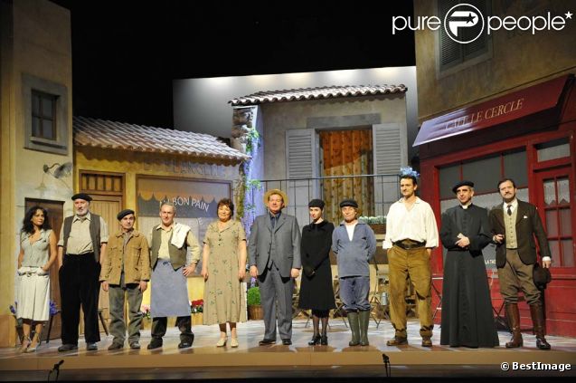 Filage de la pièce  La Femme du boulanger , au théâtre Hébertot à Paris, le 5 janvier 2011.