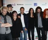 Kamel Ouali et la troupe de Dracula en décembre 2011 à Paris