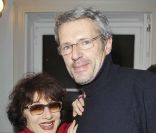 Judith Magre et Lambert Wilson après la générale de la pièce  Rose , à  La Pépinière Théâtre , le 10 janvier 2012.