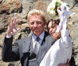 Mariage de Boris Becker et Lilly Kerssenberg à St-Moritz, le 12 juin 2009.<br />