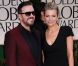 Ricky Gervais et Jane Fallon aux Golden Globes, le 15 janvier 2012 à Los Angeles.