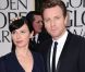 Ewan McGregor et sa femme Eve Mavrakis aux Golden Globes, le 15 janvier 2012 à Los Angeles.