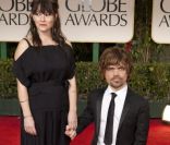 Peter Dinklage et sa femme Erica Schmidt aux Golden Globes, le 15 janvier 2012 à Los Angeles.
