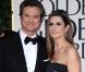 Colin Firth et sa femme Livia aux Golden Globes, le 15 janvier 2012 à Los Angeles.