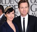 Ewan McGregor et sa femme Eve Mavrakis aux Golden Globes, le 15 janvier 2012 à Los Angeles.