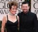 Andy Serkis et sa femme Lorraine aux Golden Globes, le 15 janvier 2012 à Los Angeles.