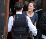 Marion Cotillard et Johnny Deep sur le tournage de Public Enemies