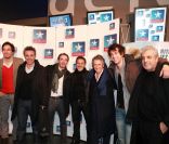 Vincent Elbaz, Gilbert Melki, Bruno Solo, José Garcia, Richard Anconina, Max Boublil et Enrico Macias à la première de La Vérité si je mens 3 au Kinepolis de Lomme dans le nord de la France le 16 janvier 2012  