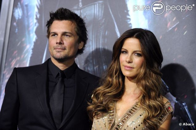 Kate Beckinsale et Len Wiseman assistent à l'avant-première du film Underworld : Awakening à Los Angeles, le 19 janvier 2012.